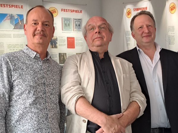 Frank Strobel, Achim Bahr und David Robert Coleman; Foto: © Christian Biskup.