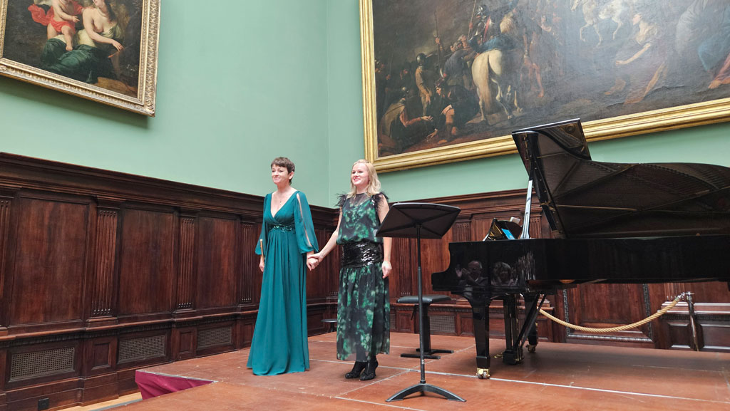 Claudia Stein und Natalia Pegar­kova-Barenboim