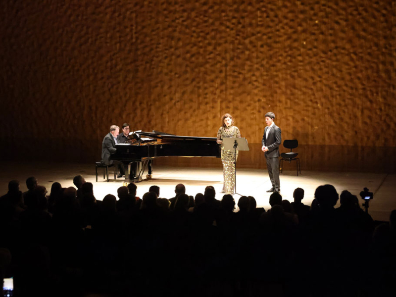 Nadja Kristi (Sopran), Darius Herrmann (Bariton), David Robert Coleman (Flügel), Christian Biskup (Assistenz)