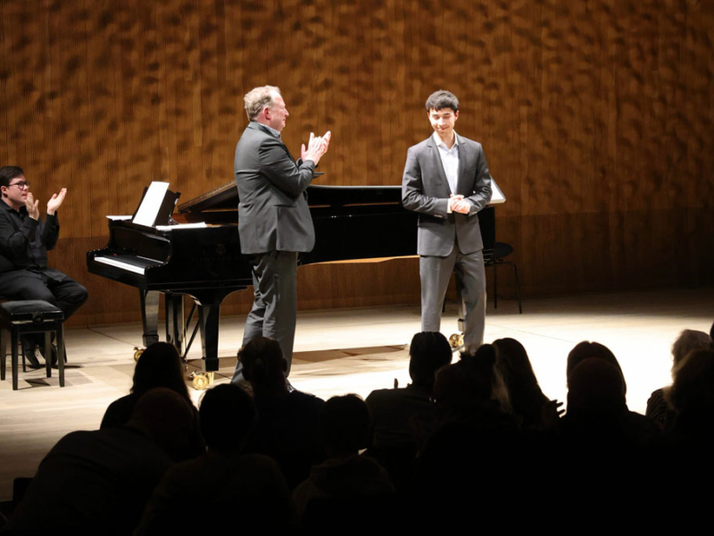 Darius Herrmann (Bariton), David Robert Coleman (Flügel), Christian Biskup (Assistenz)