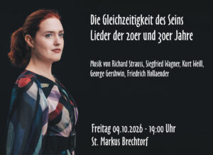 Die Gleichzeitigkeit des Seins – Lieder der 20er und 30er Jahre: Konzert mit Constanze Liebert und Christian Biskup
